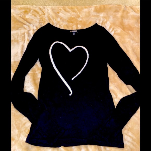 Express Sweaters - Express Heart top